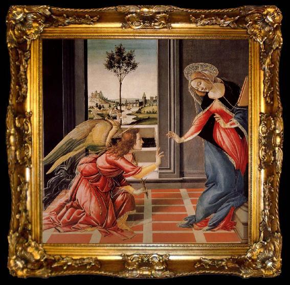 framed  Sandro Botticelli Annunciation, ta009-2